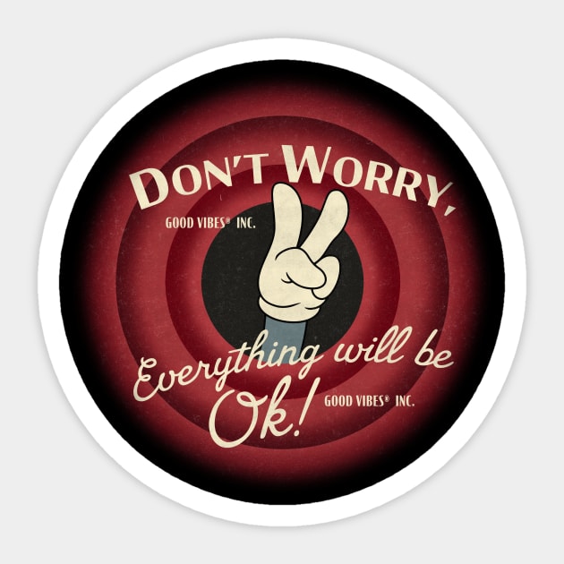 everything will be ok Sticker by mathiole